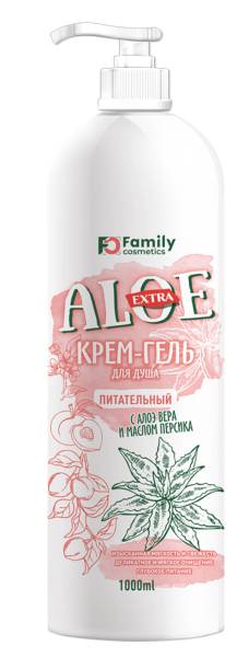 Вилсен Extra Aloe крем-гель для душа Питательный 1000мл фотография