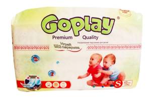 Подгузники goplay premium quality ультротонкие S 4-8кг №42