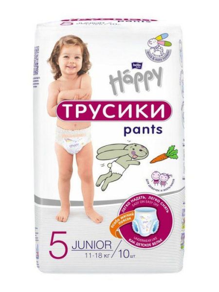 Изображение товара Подгузники-трусики Bella Happy Джуниор 11-18кг 10шт Подгузники-трусики Bella Happy Джуниор 11-18кг 10шт фотография