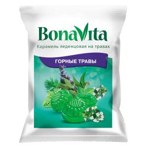 Карамель леденцовая Bonavita горные травы 60гр